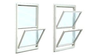single and double hung windows