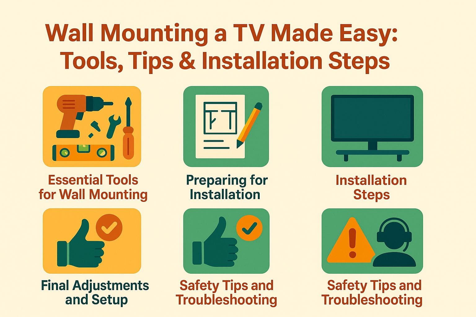 How to Mount a TV on the Wall