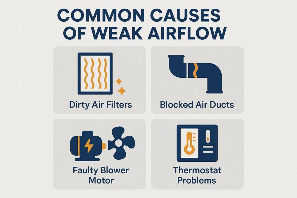 Common Causes of Weak Airflow