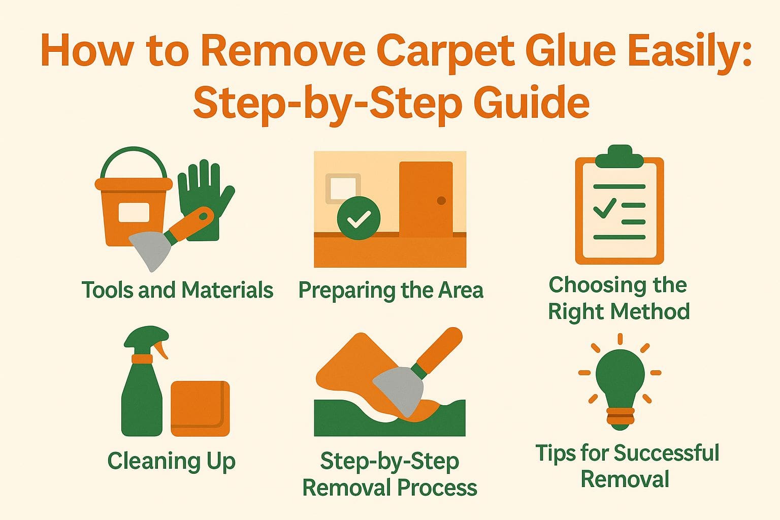 How to Remove Carpet Glue