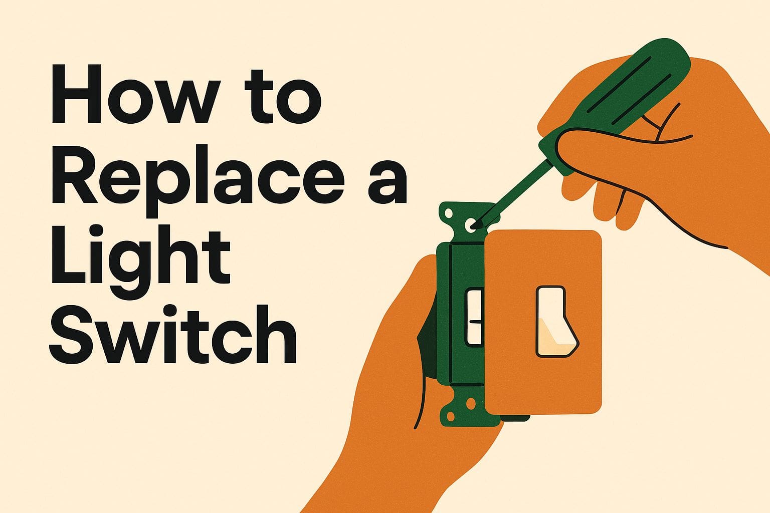 Replace a light Switch