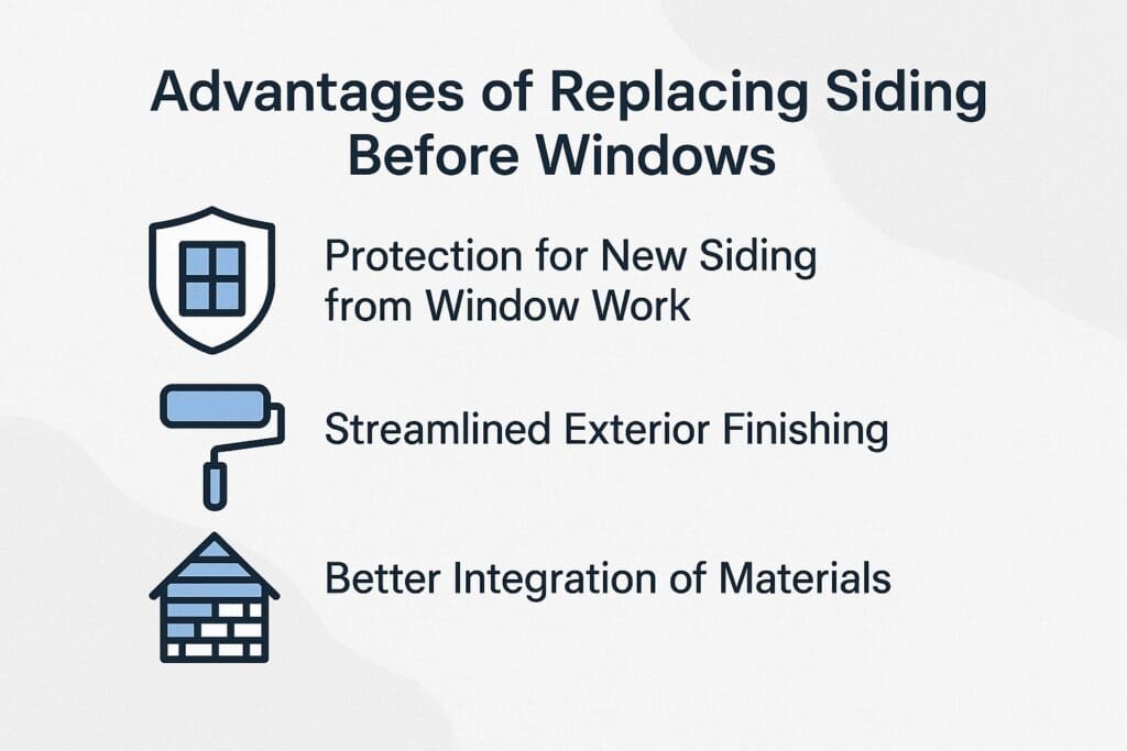 Advantages of Replacing Siding Before Windows Advantages of Replacing Siding Before Windows