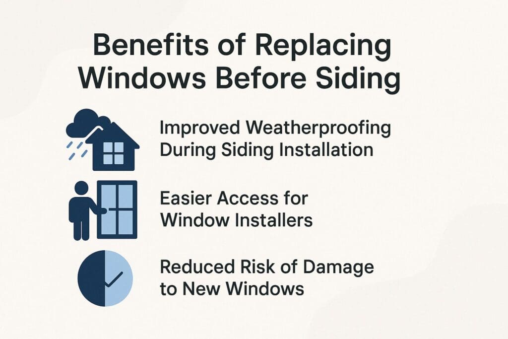 Benefits of Replacing Windows Before Siding Benefits of Replacing Windows Before Siding