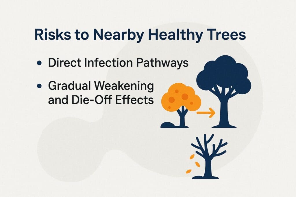 Risks to Nearby Healthy Trees